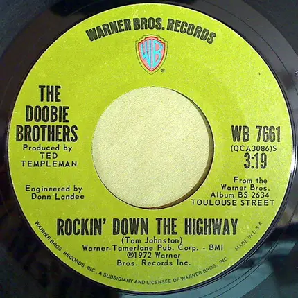 The Doobie Brothers - Jesus Is Just Alright / Rockin' Down The Highway