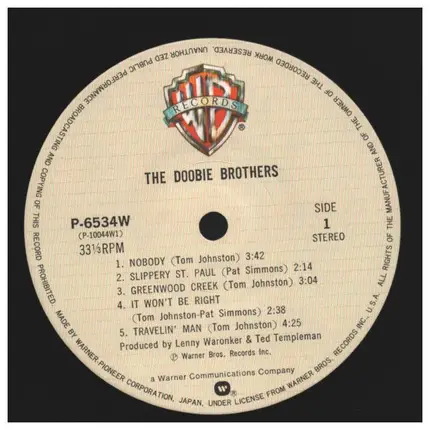 The Doobie Brothers - The Doobie Brothers