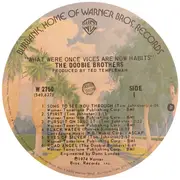LP - The Doobie Brothers - What Were Once Vices Are Now Habits - Winchester Pressing