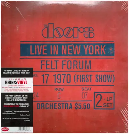 The Doors - Live In New York, Felt Forum, January 17-18, 1970