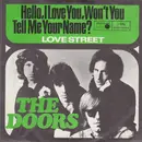 7inch Vinyl Single - The Doors - Hello, I Love You, Won't You Tell Me Your Name?