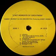 LP - The Dorsey Brothers Orchestra - Jazz Kings Immortals Vol. I - The Dorseys