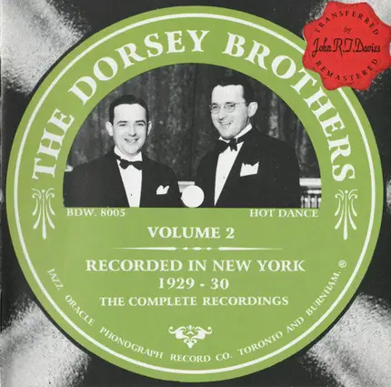 The Dorsey Brothers - Vol. 2. Recorded in New York 1929-1930