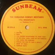 LP - The Dorsey Brothers - The Fabulous Dorseys 1956,  Volume 2