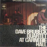 LP - The Dave Brubeck Quartet - At Carnegie Hall (Vol. 2)