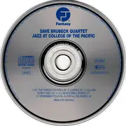 CD - The Dave Brubeck Quartet Featuring Paul Desmond With Ron Crotty And Joe Dodge - Jazz At The College Of The Pacific