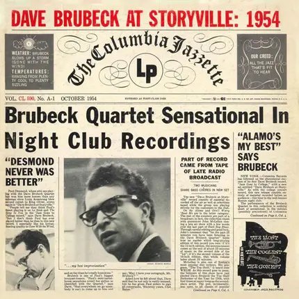 The Dave Brubeck Quartet - Dave Brubeck at Storyville: 1954