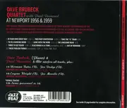 CD - The Dave Brubeck Quartet - With Paul Desmond at Newport 1956 & 1959 - Digipak