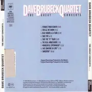 CD - The Dave Brubeck Quartet - The Great Concerts