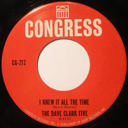 The Dave Clark Five - I Knew It All The Time