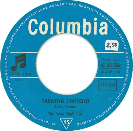 The Dave Clark Five - Tabatha Twitchit