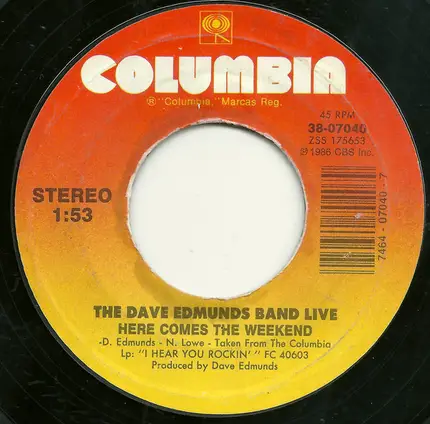 The Dave Edmunds Band - Paralyzed