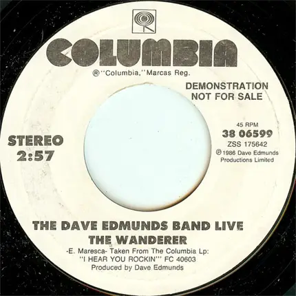 The Dave Edmunds Band - The Wanderer
