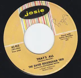 David Rockingham Trio - That's All / Dawn