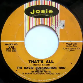 David Rockingham Trio - That's All