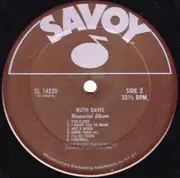 LP - The Davis Sisters - Ruth Davis Memorial Album