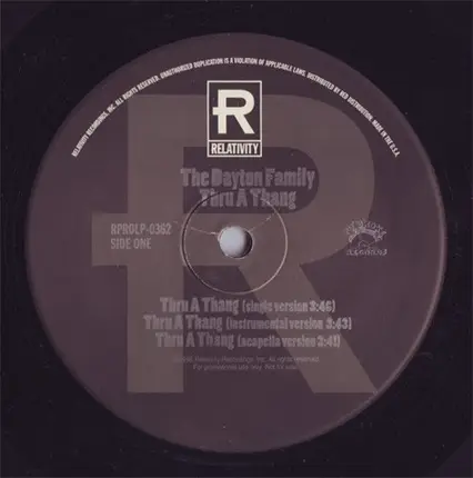 The Dayton Family - Thru A Thang / Dope Dayton Ave.