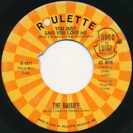 The Daisies - I Wanna Swim With Him / You Just Said You Love Me
