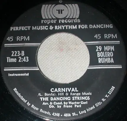 The Dancing Brass - The Shadow Of Your Smile / Carnival