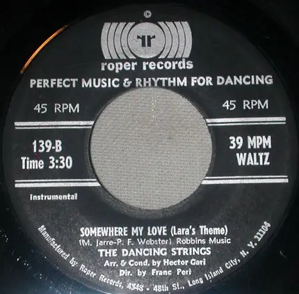 The Dancing Strings - Charade / Somewhere My Love (Lara's Theme)