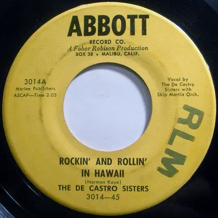 The De Castro Sisters - Rockin' And Rollin' In Hawaii