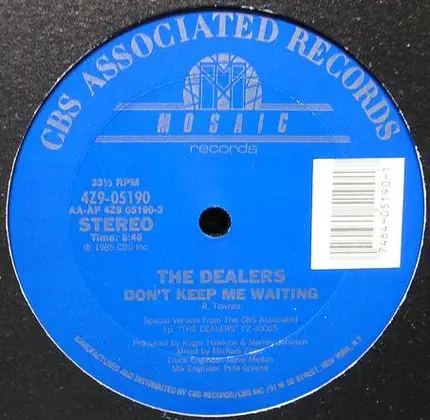 The Dealers - Don't Keep Me Waiting