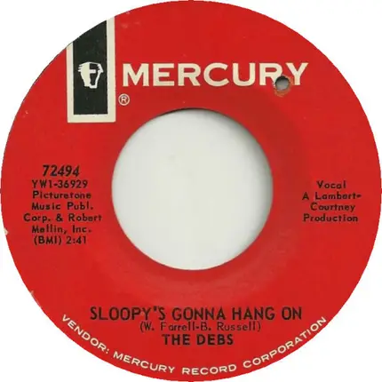 The Debs - Under A Streetlight / Sloopy's Gonna Hang On