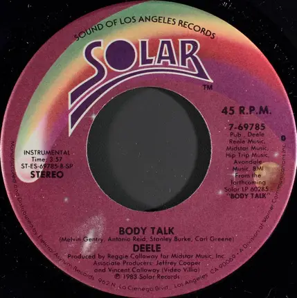 The Deele - Body Talk