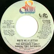 7inch Vinyl Single - The DeFranco Family Featuring Tony DeFranco - Write Me A Letter / Baby Blue