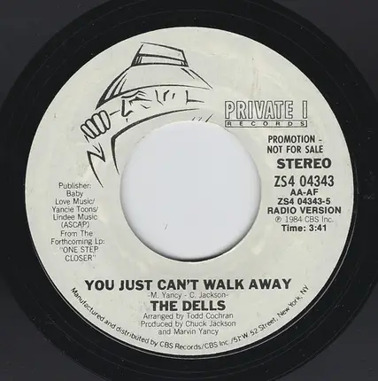 The Dells - You Just Can't Walk Away