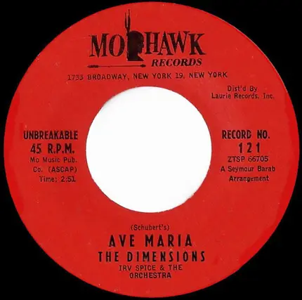 The Demensions - Ave Maria / God's Christmas