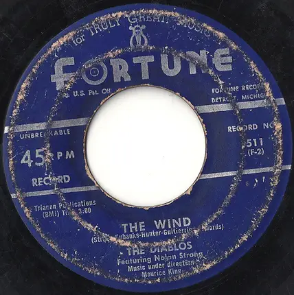 The Diablos Featuring Nolan Strong - The Wind / Baby, Be Mine