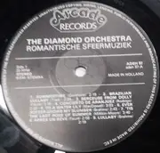 LP - The Diamond Orchestra - Romantische Sfeermuziek - 18 Wereldberoemde Droommelodieën - gatefold Cover