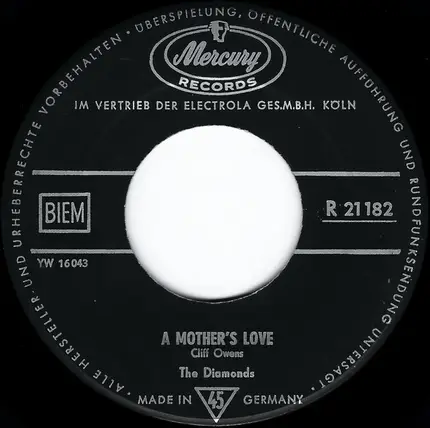 The Diamonds - Passion Flower / A Mother's Love