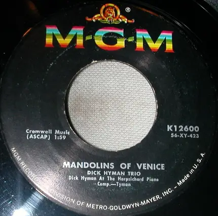 The Dick Hyman Trio - Mandolins Of Venice / Good Times
