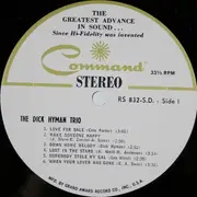 LP - The Dick Hyman Trio - The Dick Hyman Trio - Gatefold
