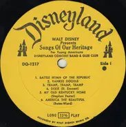 The Disneyland Concert Orchestra And The Disneyland Children's Sing-Along Chorus - Songs Of Our Heritage For Young Americans