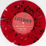 7inch Vinyl Single - The District / Foreign Legion - District / Foreign Legion - EP, red splatter pressing