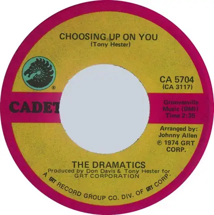 The Dramatics - Choosing Up On You / Door To Your Heart