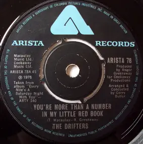 The Drifters - You're More Than A Number In My Little Red Book