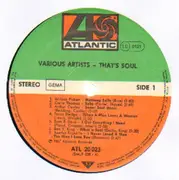 LP - The Drifters, Sam & Dave, Otis Redding, a.o. - That's Soul