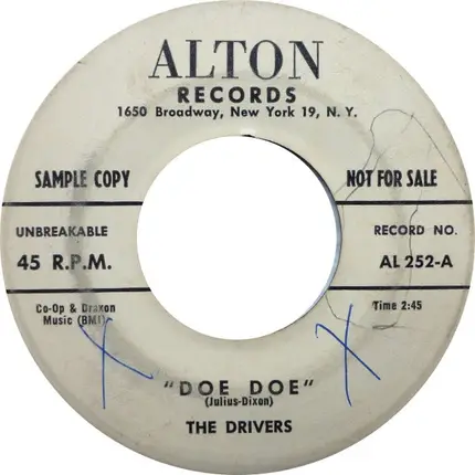 The Drivers - Doe Doe / Ho-Ho