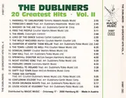 CD - The Dubliners - 20 Greatest Hits Vol 2