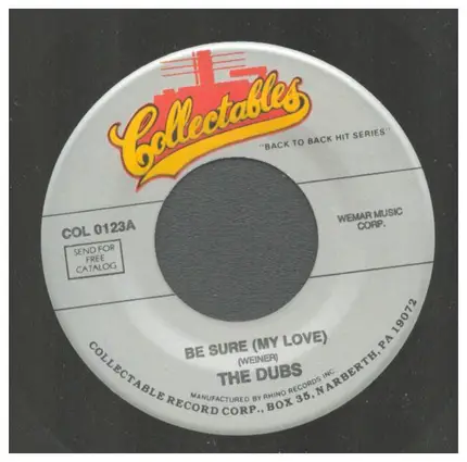 The Dubs - Beside My Love / Be Sure (My Love)