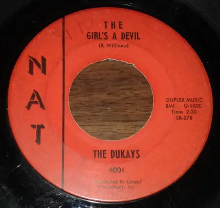 The Dukays - The Girl's A Devil / The Big Lie