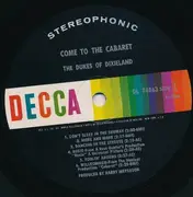 LP - The Dukes Of Dixieland - Come To The Cabaret
