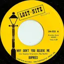7inch Vinyl Single - The Duprees - Why Don't You Believe Me