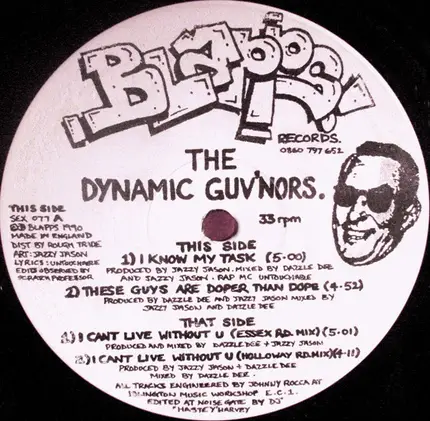 The Dynamic Guv'nors - I Can't Live Without U