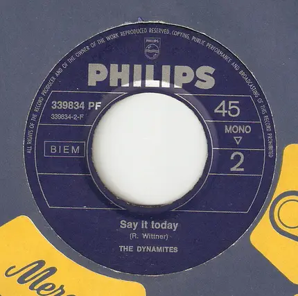 The Dynamites - Right Down / Say It Today