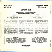 7inch Vinyl Single - The Embassy Ballroom Players - Dancing Time - EP